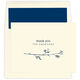 Sketched Branch Thank You Folded Note Cards - Raised Ink Image 3 of 4